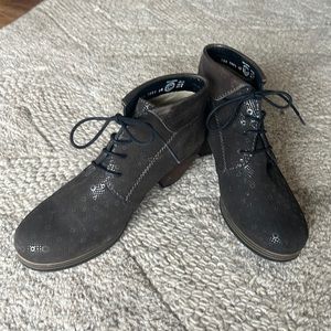 Wolky heeled ankle bootie